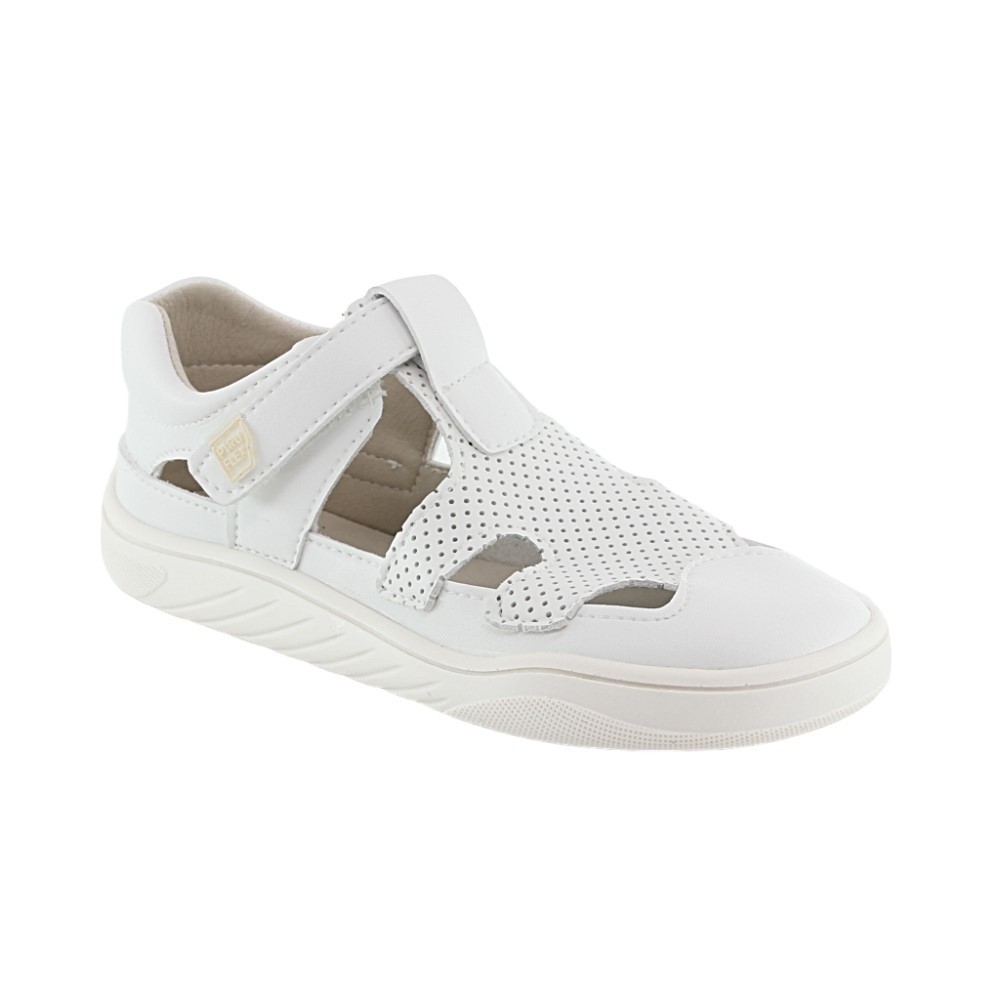 Sandalias respetuosas cerradas Piruflex Microperforado Blanco