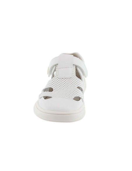 Sandalias respetuosas cerradas Piruflex Microperforado Blanco