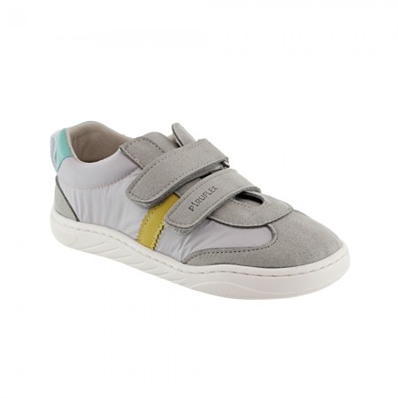 Zapatos barefoot Piruflex PF174-6 Gris claro Amarillo