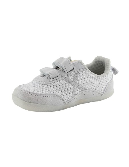 Zapatillas Munich Baby Koda Gris-Blanco