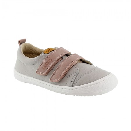 Zapatos barefoot Flexi Nens 9000-R Gris-Rosa