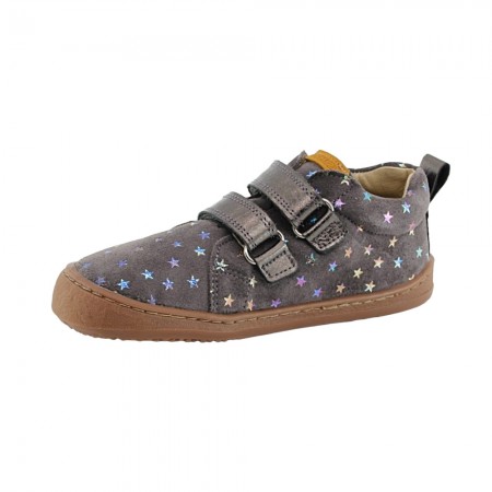 Botines barefoot Flexi Nens 9010-R Gris estrellas