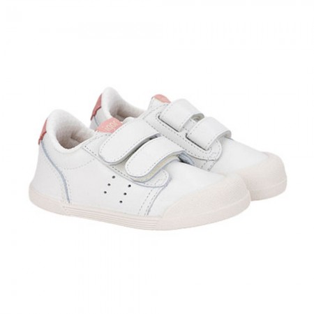 Zapatillas barefoot Igor Tennis Blanco-Rosa