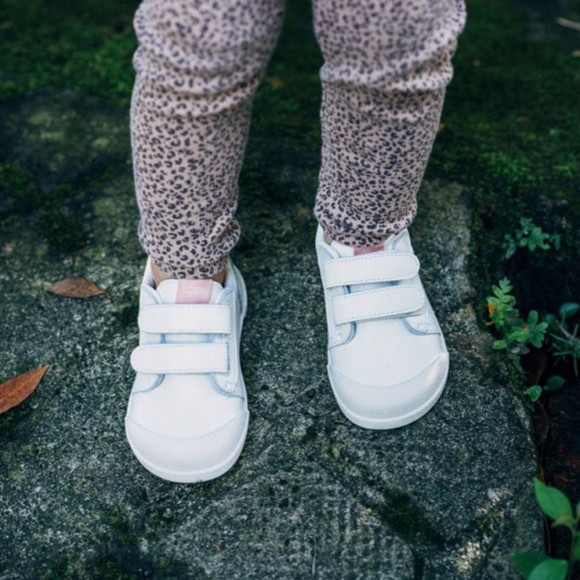 Zapatillas barefoot Igor Tennis Blanco-Rosa