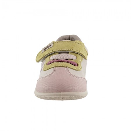 Zapatos respetuosos Zapyflex velcro y elástico Rosa