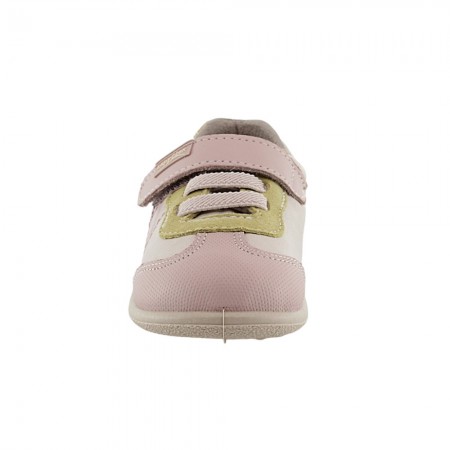 Zapatos respetuosos Zapyflex Jooguin velcro y elástico Rosa