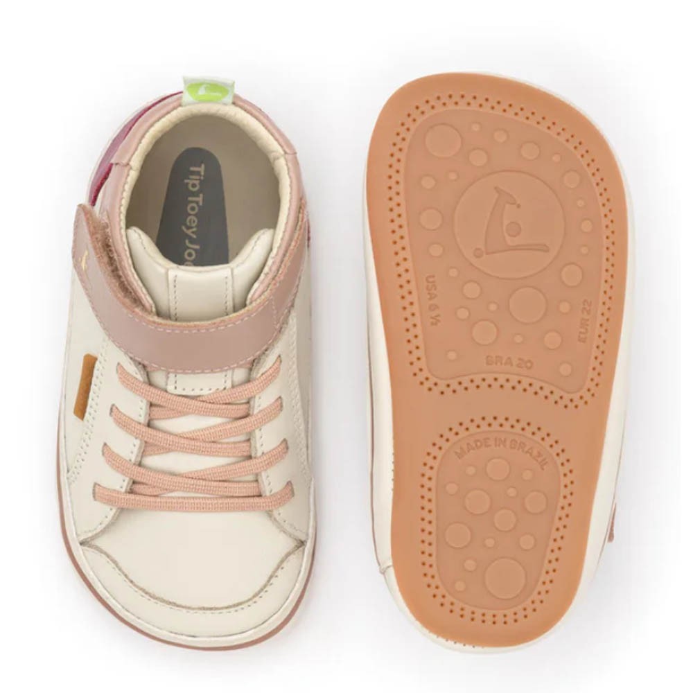 Botines respetuosos Tip Toey Joey Alley Beige-Rosa