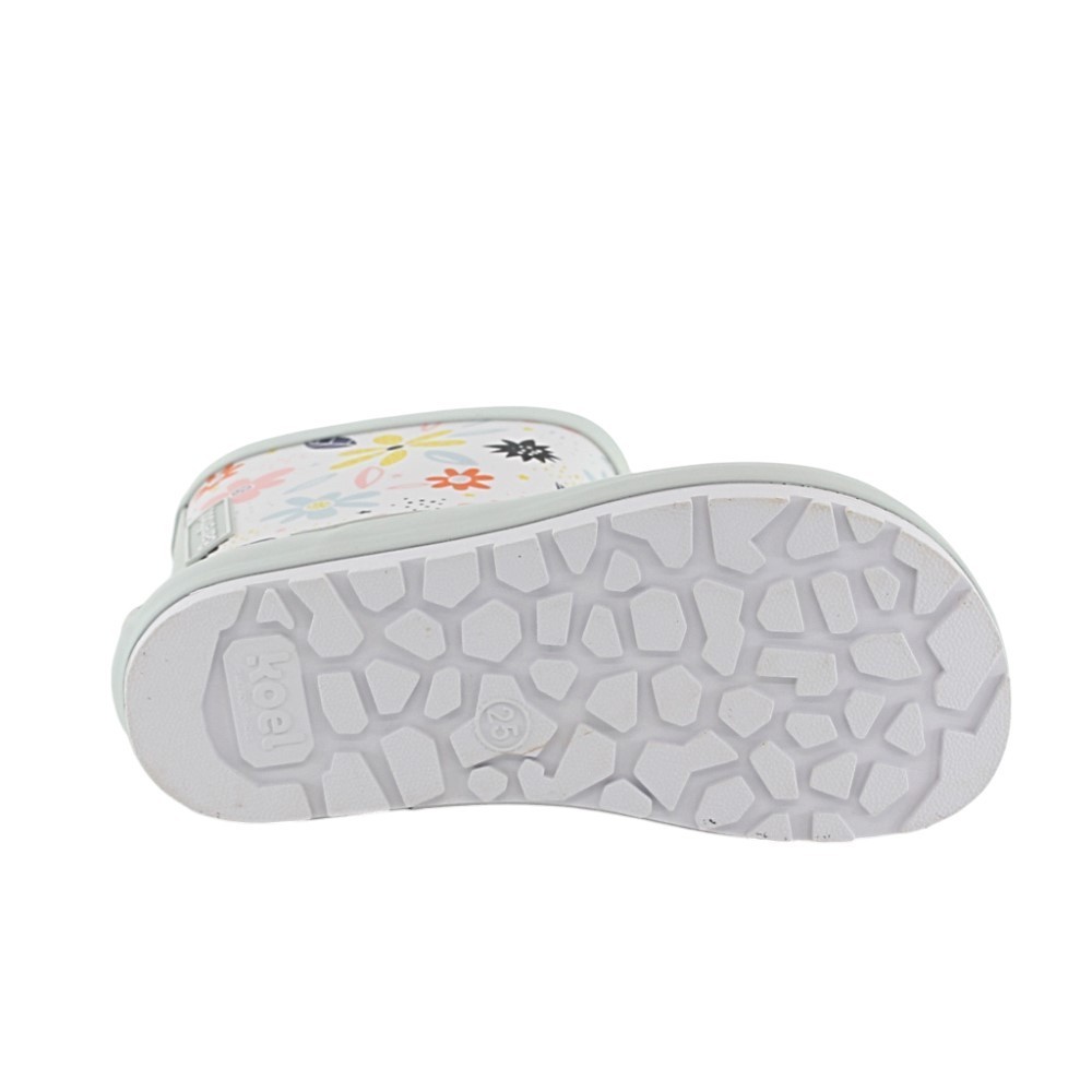 Botas de agua barefoot Koel Blanco flores