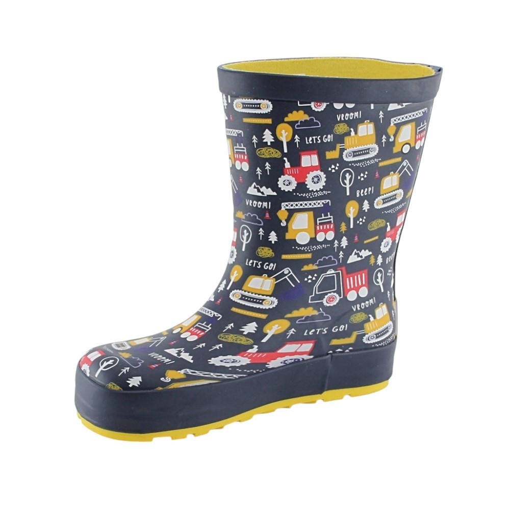 Botas de agua BAREFOOT Koel Wellie Trator Azul