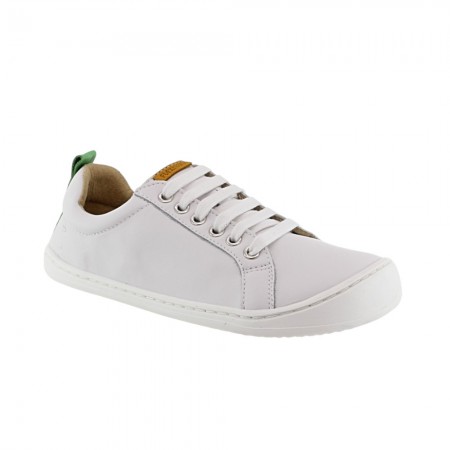 Zapatillas barefoot Flexi Nens S-8410-R Blanco-Verde