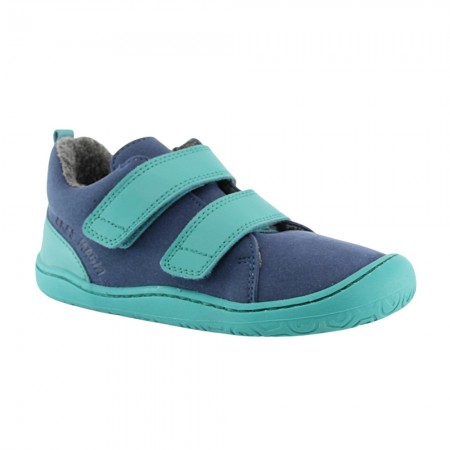 Botines barefoot Poppis New Yoyo Aqua forro térmico