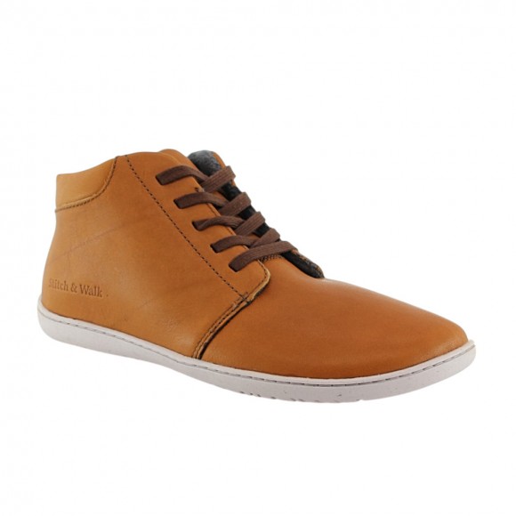 Botines barefoot Stitch & Walk forro térmico Camel