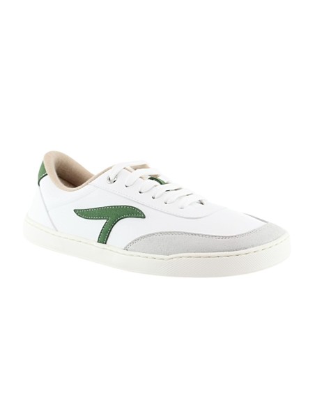 Zapatillas barefoot Terreta Illice vegano Blanco-Verde
