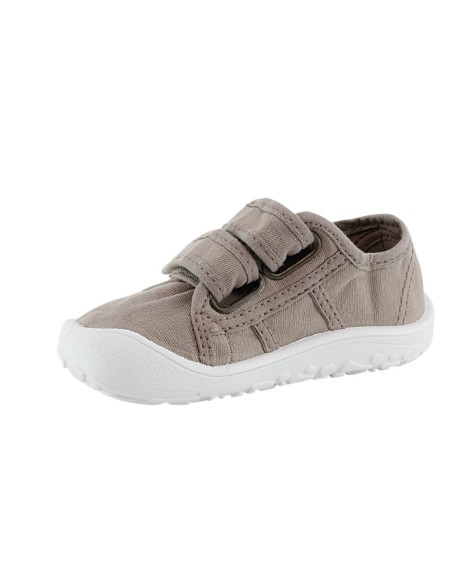 Zapatillas con velcros barefoot Victoria Bosco Beige