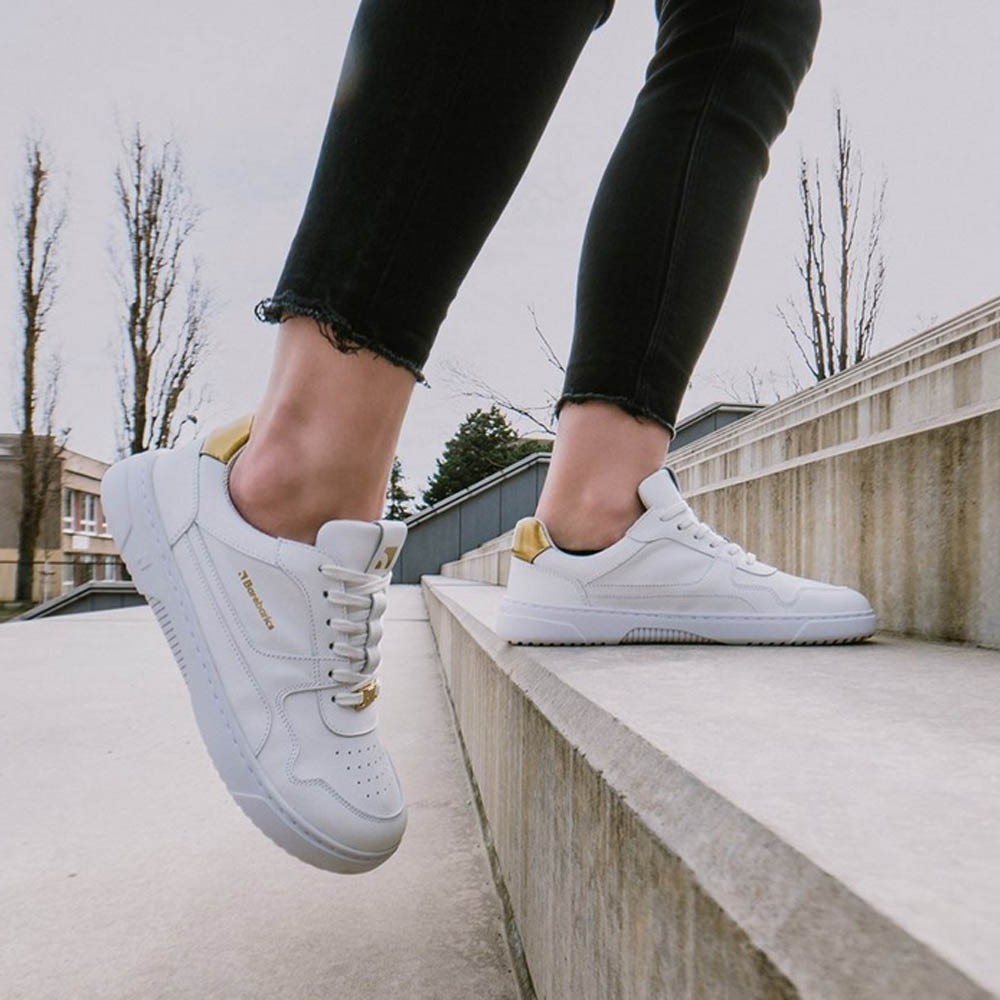 Zapatillas barefoot Barebarics Zing Blanco-Oro