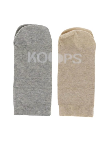 Pack 2 calcetines barefoot Koops Beige y Gris