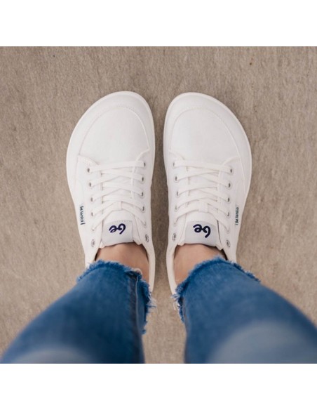 Zapatillas de lona barefoot Be Lenka  Rebound Blanco