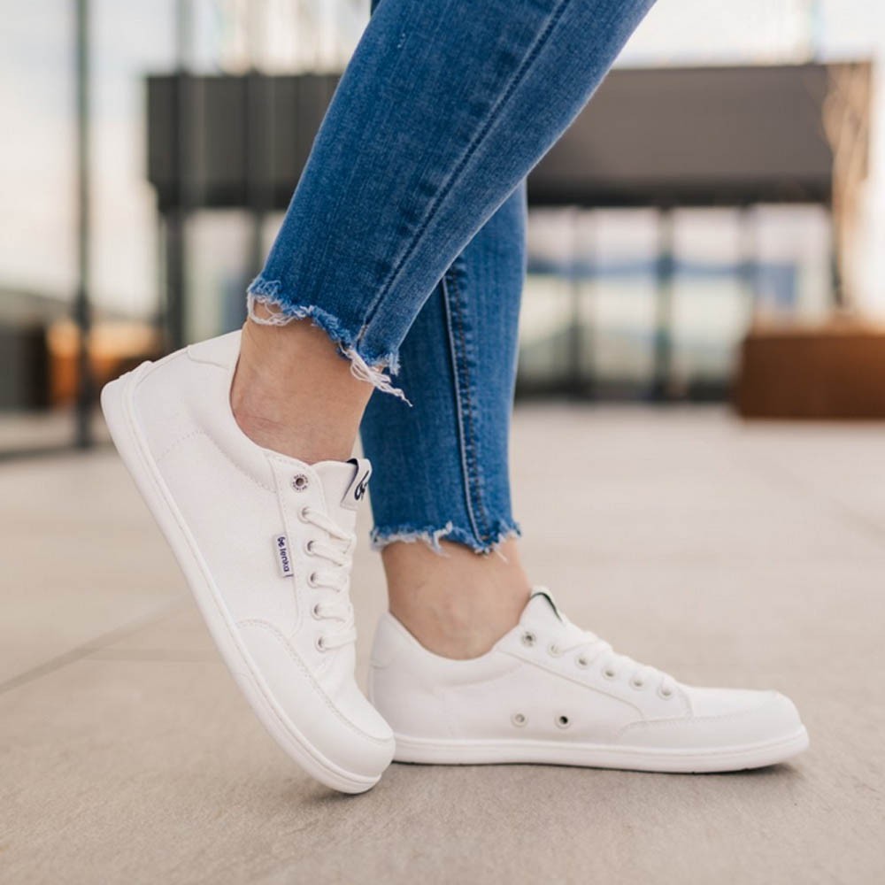 Zapatillas de lona barefoot Be Lenka  Rebound Blanco
