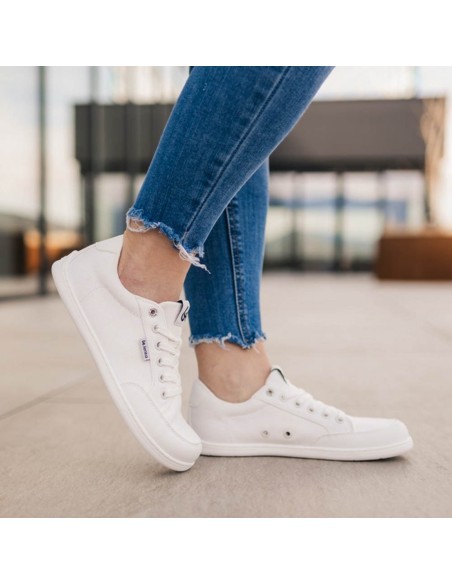 Zapatillas de lona barefoot Be Lenka  Rebound Blanco