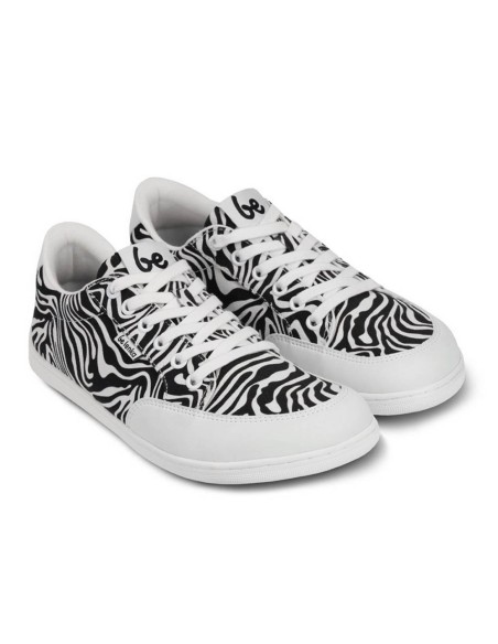 Zapatillas barefoot Be Lenka  Rebound Comis Zebra Negro-Blanco