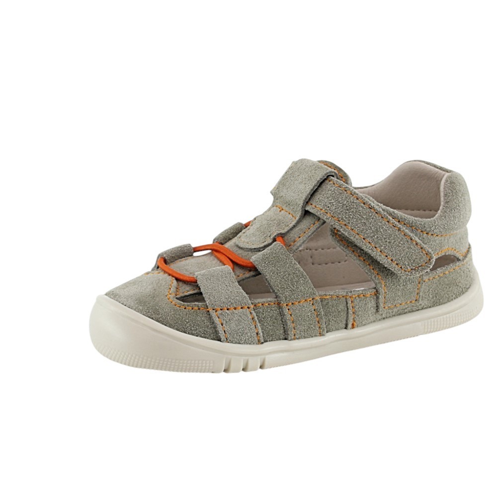 Sandalias respetuosas Piruflex PF273-3 Salvia-Naranja