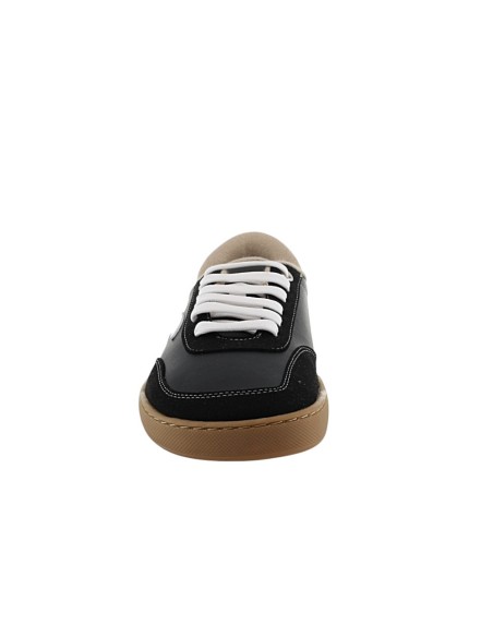 Zapatillas barefoot Terreta Illice vegano Negro-Blanco
