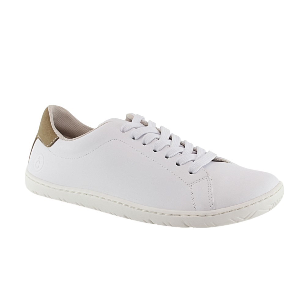 Zapatillas barefoot Coqueflex 4361 Blanco-Taupe