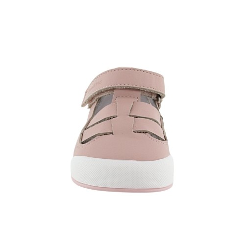 Sandalias cerradas barefoot Blanditos Oceano Rosa 2