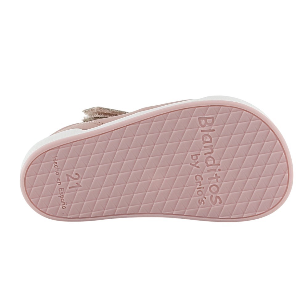 Sandalias cerradas barefoot Blanditos Oceano Rosa