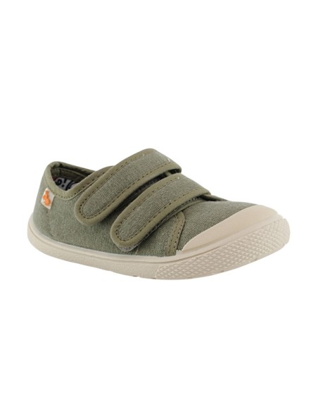Zapatillas de lona Barefoot Flexibles by Vulladi 8195 Kaki