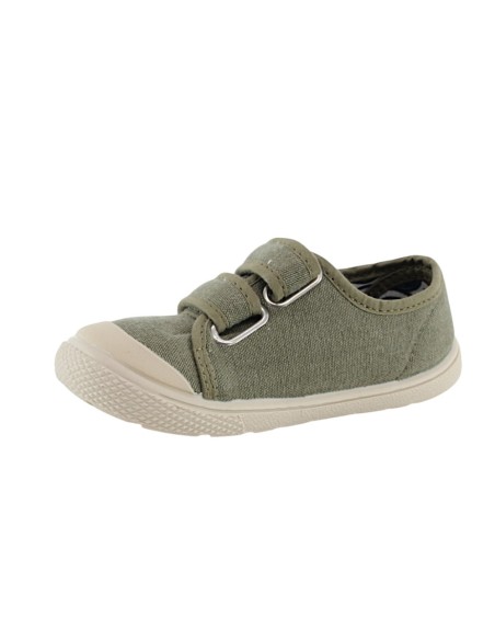 Zapatillas de lona Barefoot Flexibles by Vulladi 8195 Kaki