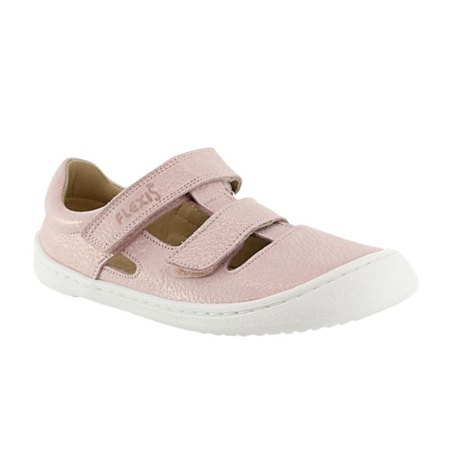 Zapatos abiertos barefoot Flexi Nens 9035-R Rosa