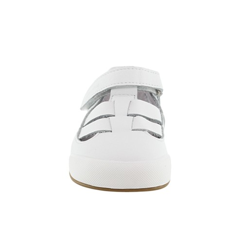 Sandalias cerradas barefoot Blanditos Oceano Blanco 2