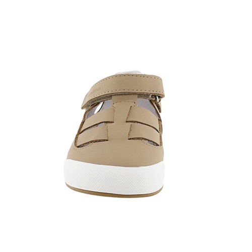 Sandalias cerradas barefoot Blanditos Oceano Arena 2