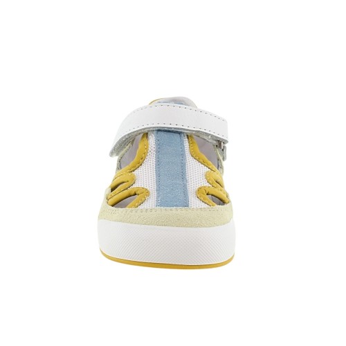 Sandalias cerradas barefoot Blanditos Estela Amarillo 2