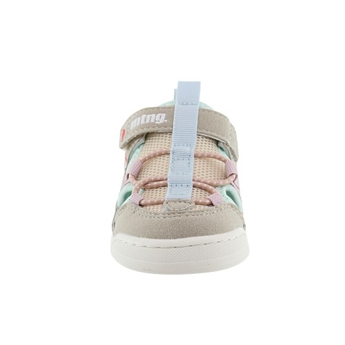 Sandalias barefoot Mustang Free Gris-Rosa 2