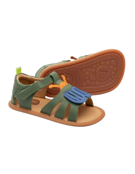 Sandalias barefoot Tip Toey Joey Beetle Verde