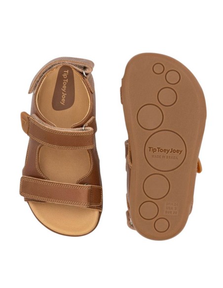 Sandalias barefoot Tip Toey Joey Explorer Marrón