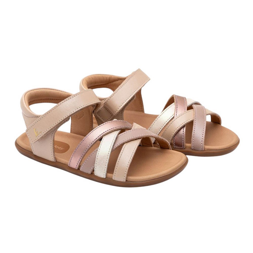 Sandalias barefoot Tip Toey Joey Criss Cross Multi-Rosa