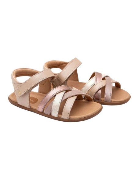 Sandalias barefoot Tip Toey Joey Criss Cross Multi-Rosa