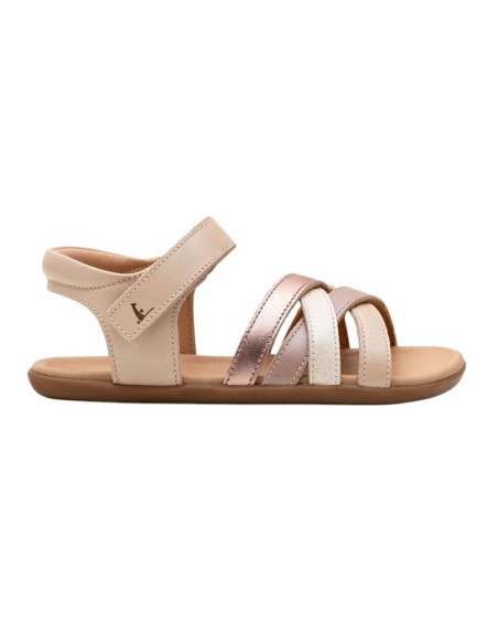 Sandalias barefoot Tip Toey Joey Criss Cross Multi-Rosa
