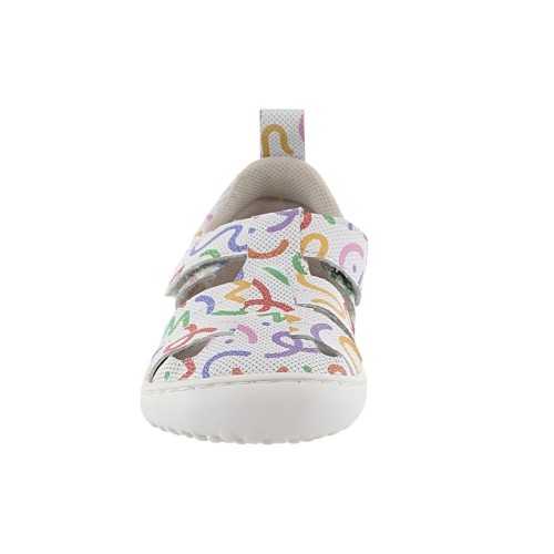 Sandalia respetuosa cerrada Coqueflex Blanco Multicolor 2