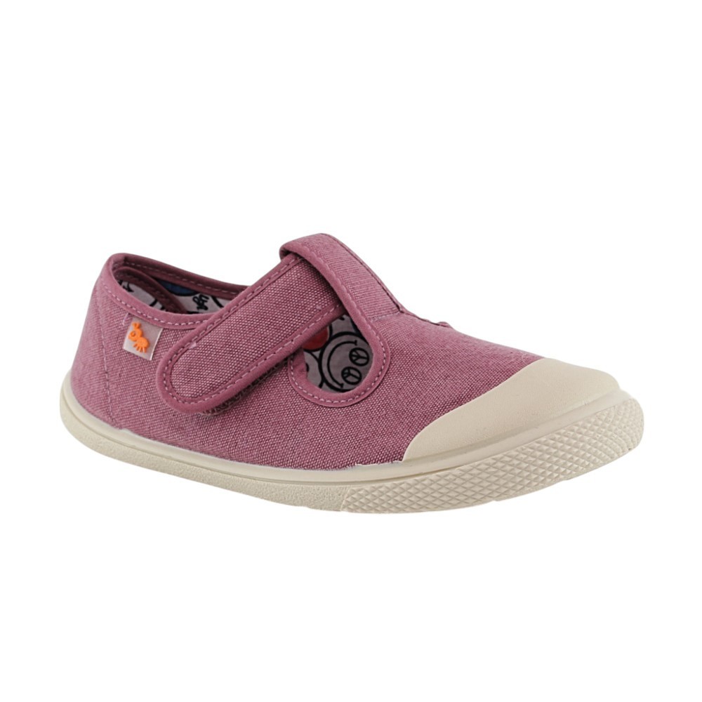 Zapatillas abiertas barefoot de lona Flexibles 8197 Purpura