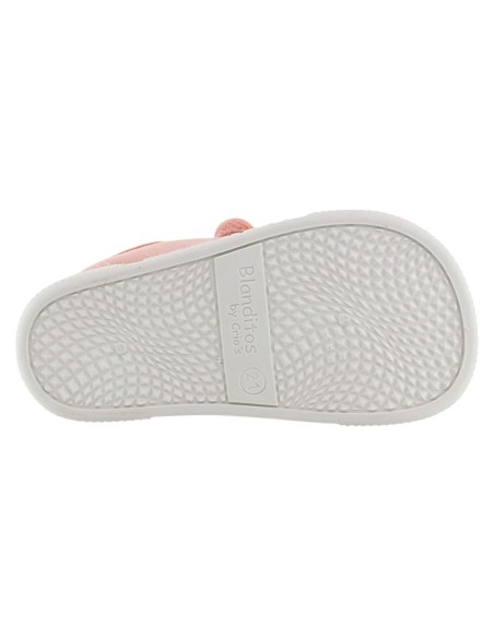 Zapatillas barefoot de lona Blanditos Coco Rosa