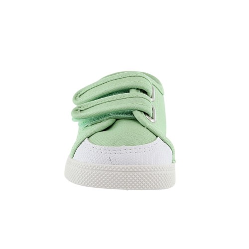 Zapatillas barefoot de lona Blanditos Coco Verde 2