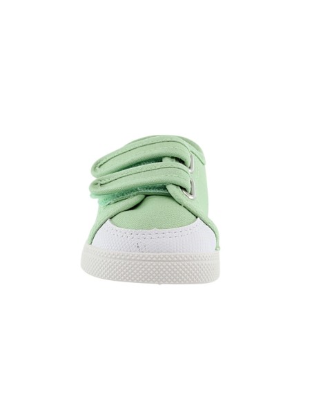 Zapatillas barefoot de lona Blanditos Coco Verde