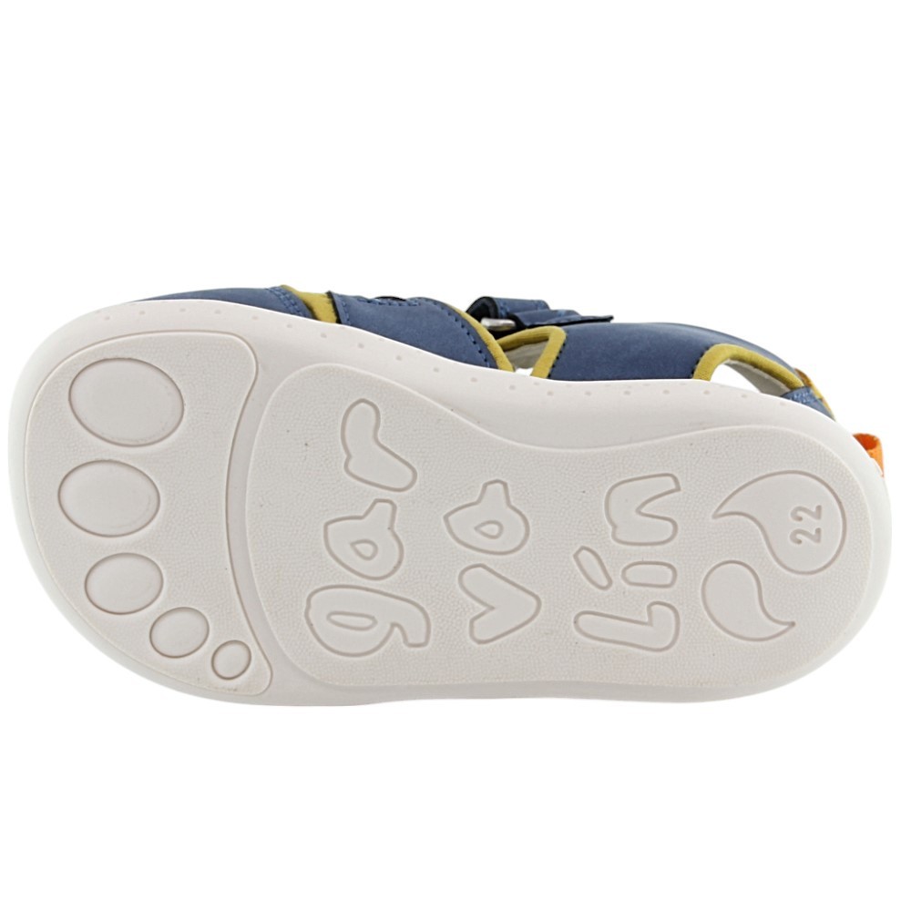 Sandalias respetuosas Garvalín 25236 Azul-Amarillo