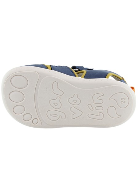 Sandalias respetuosas Garvalín 25236 Azul-Amarillo Sandalias respetuosas Garvalín 25236 Azul-Amarillo