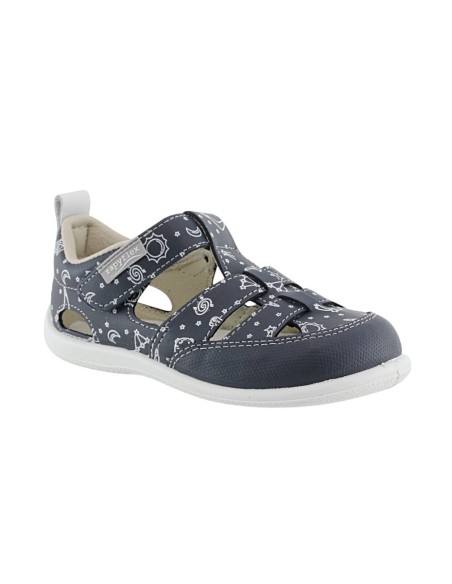 Sandalias Zapyflex respetuosas 2 Tiras seri azul
