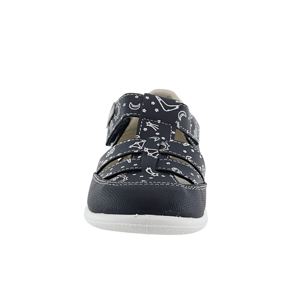 Sandalias Zapyflex respetuosas 2 Tiras seri azul